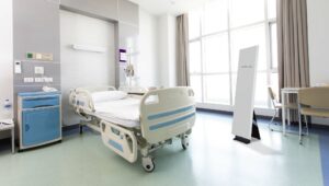 Lautloser Luftreiniger in medizinischen Räumen