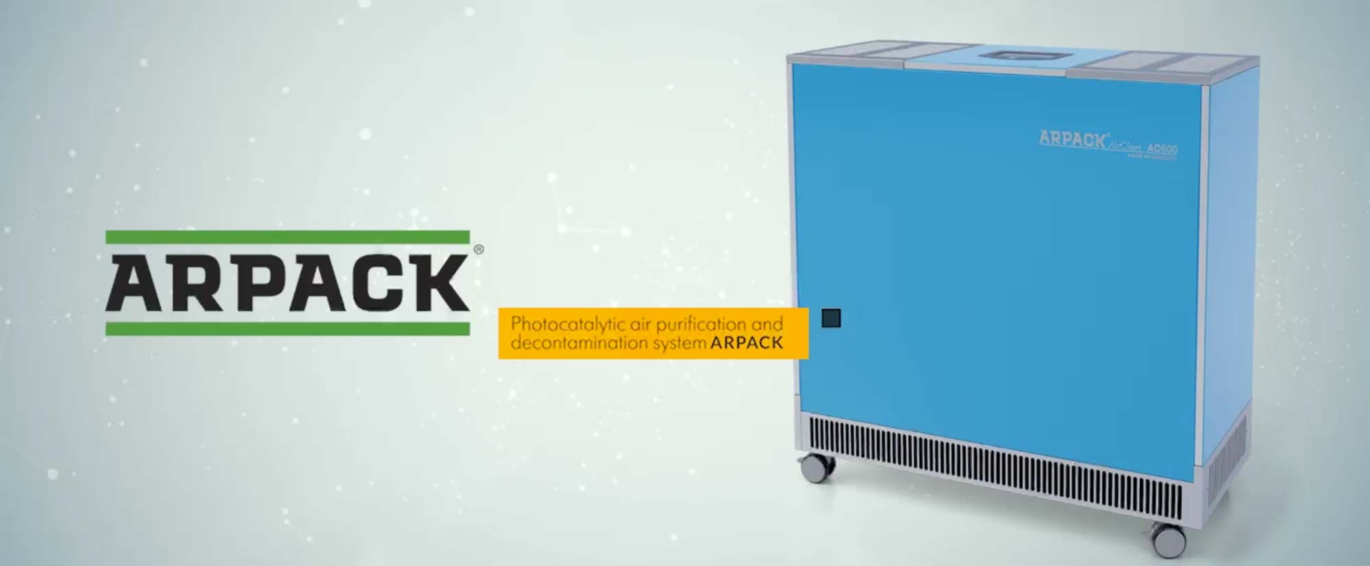 Technology of air purifiers with photocatalytic filter from ARPACK
